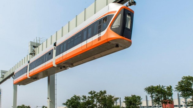 В Китае тестируют самый быстрый подвесной поезд