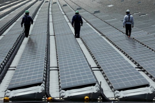 В Японии запустили крупнейшую плавучую солнечную станцию на водохранилище