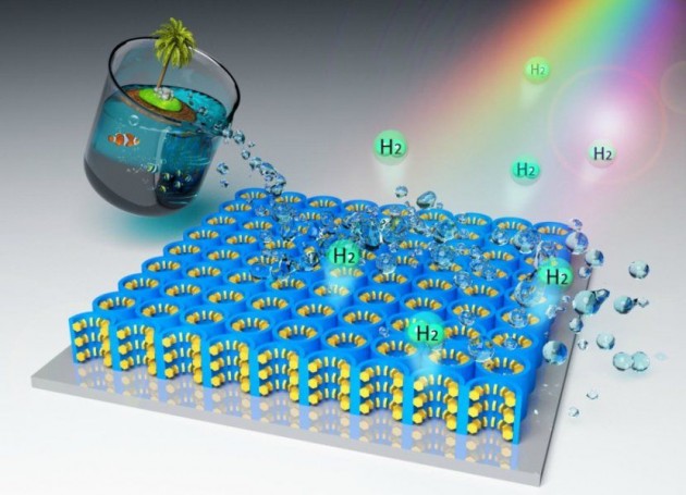 Ученые разработали наноматериал, добывающий водород из морской воды
