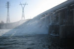 Новосибирская ГЭС работает в обычном режиме