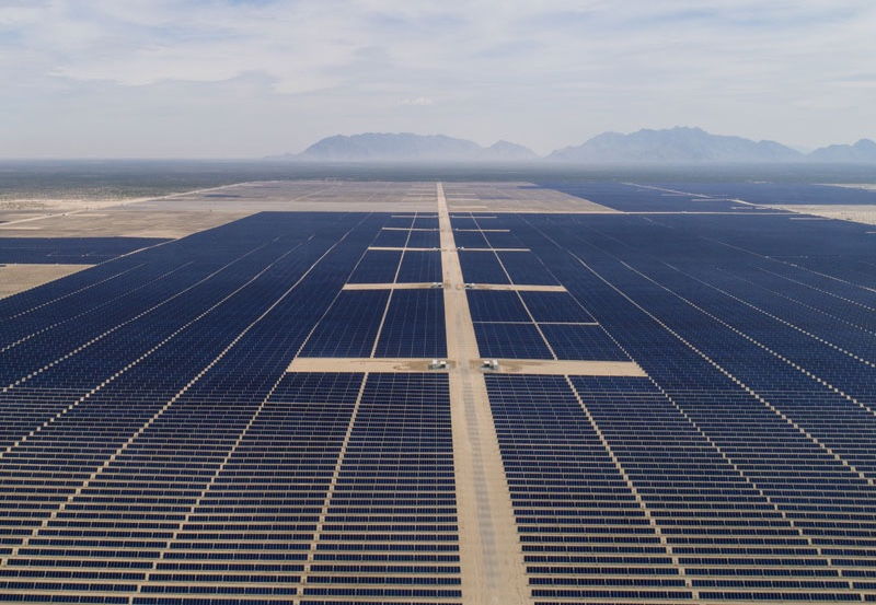 Крупнейшая в западном полушарии солнечная электростанция на 828 МВт открыта в Мексике